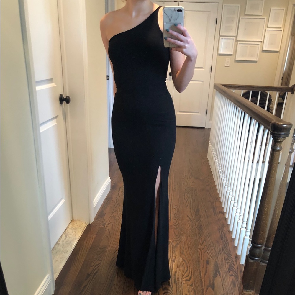 Dress the Population One Shoulder Gown